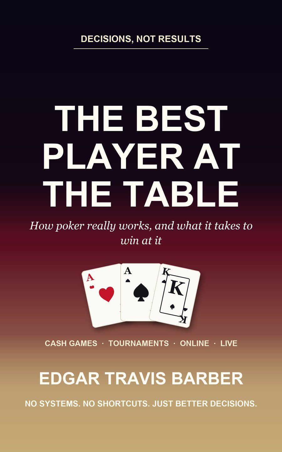 Cover of The Best Player at the Table by Edgar Travis Barber