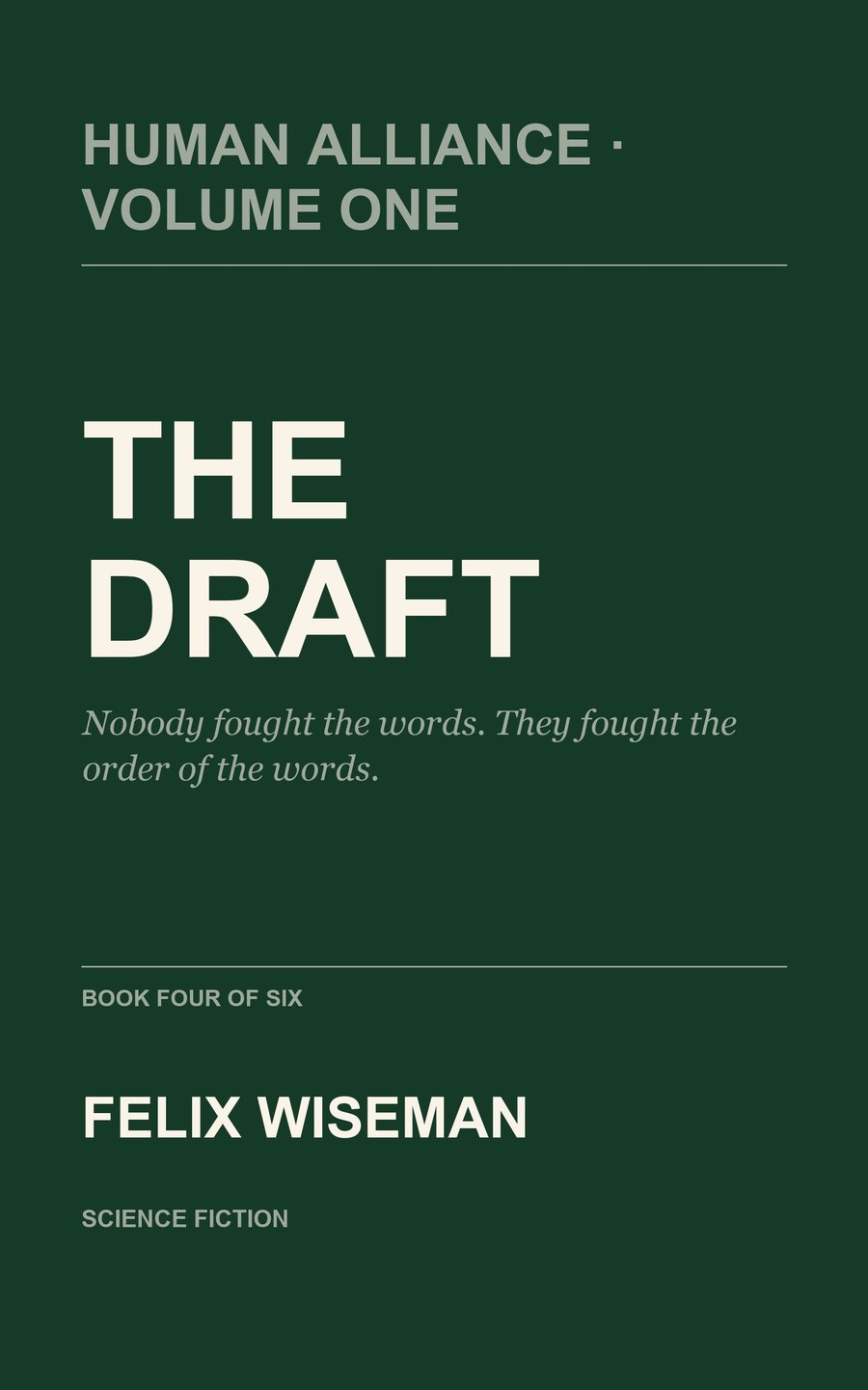 Cover of The Draft by Felix Wiseman