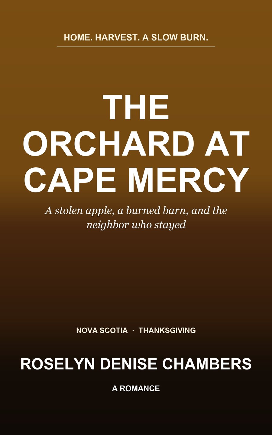 Cover of The Orchard at Cape Mercy by Roselyn Denise Chambers